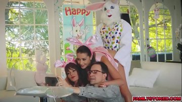 Doggystyle bedroom with couple